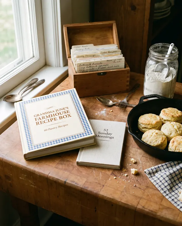 Grandma June's Farmhouse Recipe Box: 60 Pantry Recipes